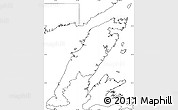 Blank Simple Map of Division No.  9, no labels