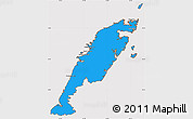 Political Simple Map of Division No.  9, cropped outside