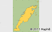 Savanna Style Simple Map of Division No.  9, cropped outside