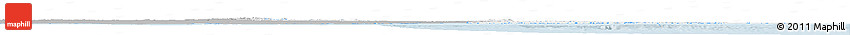 Gray Horizon Map of Newfoundland and Labrador, single color outside
