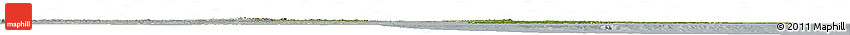 Satellite Horizon Map of Newfoundland and Labrador, lighten, semi-desaturated