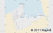 Classic Style Map of Antigonish, single color outside