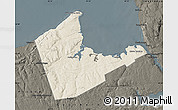 Shaded Relief Map of Antigonish, darken
