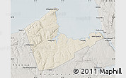 Shaded Relief Map of Antigonish, semi-desaturated