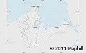 Silver Style Map of Antigonish, single color outside
