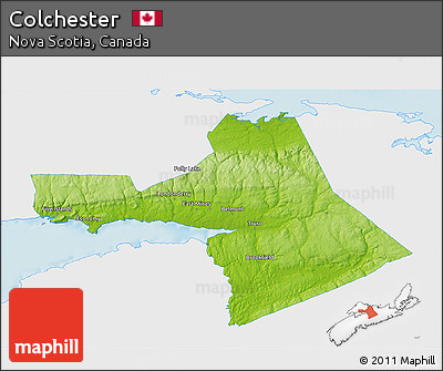 Physical 3D Map of Colchester, single color outside