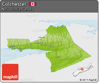 Physical 3D Map of Colchester, single color outside