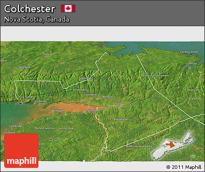 Satellite 3D Map of Colchester