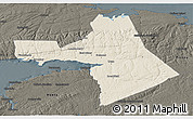 Shaded Relief 3D Map of Colchester, darken