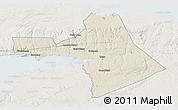 Shaded Relief 3D Map of Colchester, lighten
