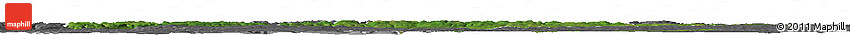 Satellite Horizon Map of Colchester, desaturated