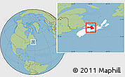 Savanna Style Location Map of Colchester, highlighted parent region