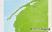 Physical 3D Map of Digby
