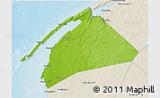 Physical 3D Map of Digby, shaded relief outside