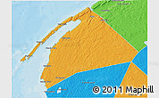 Political 3D Map of Digby