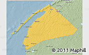Savanna Style 3D Map of Digby