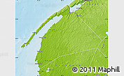 Physical Map of Digby