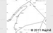 Blank Simple Map of Digby