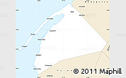 Classic Style Simple Map of Digby