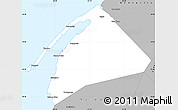 Gray Simple Map of Digby