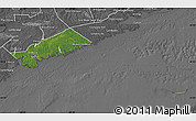Satellite Map of Halifax, desaturated