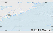 Silver Style Map of Halifax, single color outside