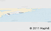 Classic Style Panoramic Map of Halifax, single color outside