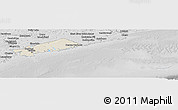 Shaded Relief Panoramic Map of Halifax, desaturated