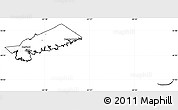 Blank Simple Map of Halifax, cropped outside