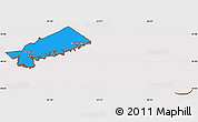 Political Simple Map of Halifax, cropped outside