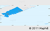Political Simple Map of Halifax, single color outside