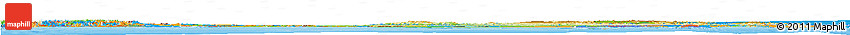 Physical Horizon Map of Nunavut, political outside