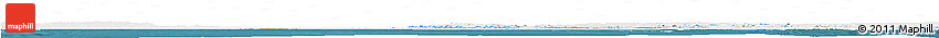 Satellite Horizon Map of Nunavut, single color outside
