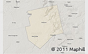 Shaded Relief 3D Map of Dufferin, semi-desaturated