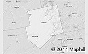 Silver Style 3D Map of Dufferin