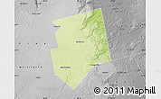 Physical Map of Dufferin, desaturated