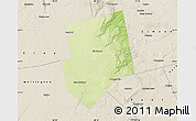 Physical Map of Dufferin, shaded relief outside