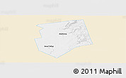 Classic Style Panoramic Map of Dufferin, single color outside