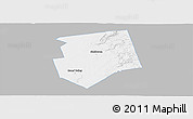 Gray Panoramic Map of Dufferin, single color outside