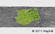 Satellite Panoramic Map of Dufferin, desaturated