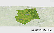 Satellite Panoramic Map of Dufferin, lighten