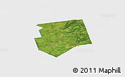Satellite Panoramic Map of Dufferin, single color outside