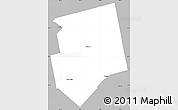 Gray Simple Map of Dufferin