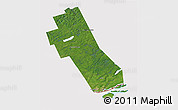 Satellite 3D Map of Frontenac, cropped outside
