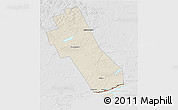 Shaded Relief 3D Map of Frontenac, lighten, desaturated