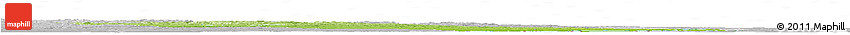 Physical Horizon Map of Frontenac, lighten, desaturated