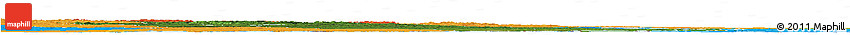 Satellite Horizon Map of Frontenac, political outside