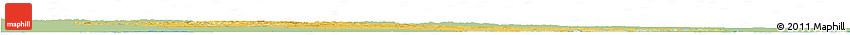 Savanna Style Horizon Map of Frontenac, single color outside