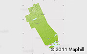 Physical Map of Frontenac, cropped outside