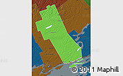 Political Map of Frontenac, darken